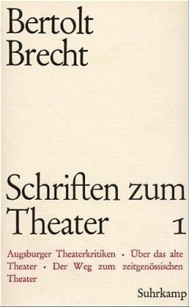 Schriften zum Theater
