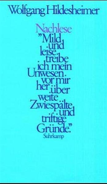 Nachlese