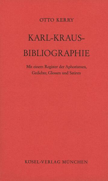 Karl-Kraus-Bibliographie