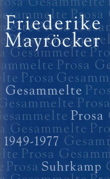 Gesammelte Prosa
