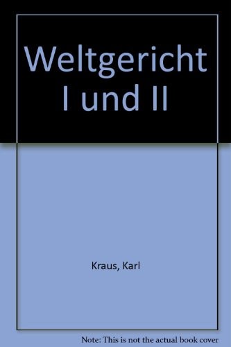 Schriften / Weltgericht I und II