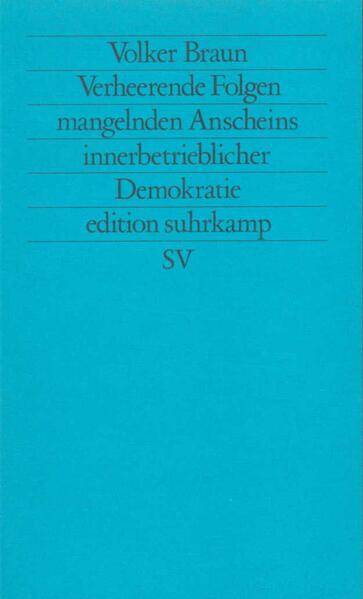 Verheerende Folge mangelnden Anscheins innerbetrieblicher Demokratie