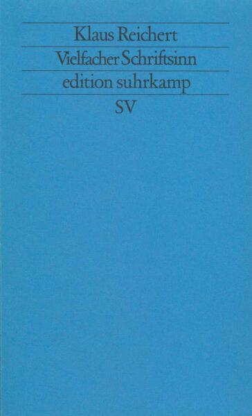 Vielfacher Schriftsinn
