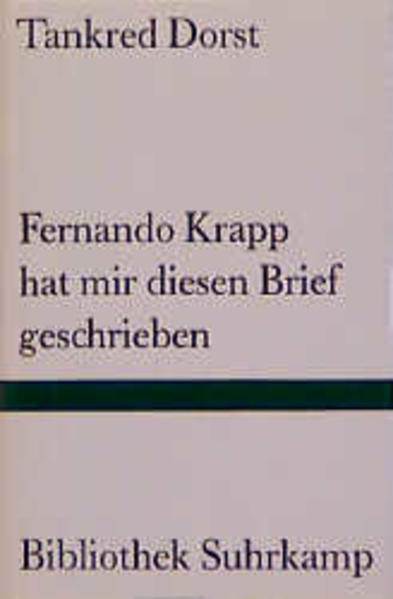 Fernando Krapp hat mir diesen Brief geschrieben