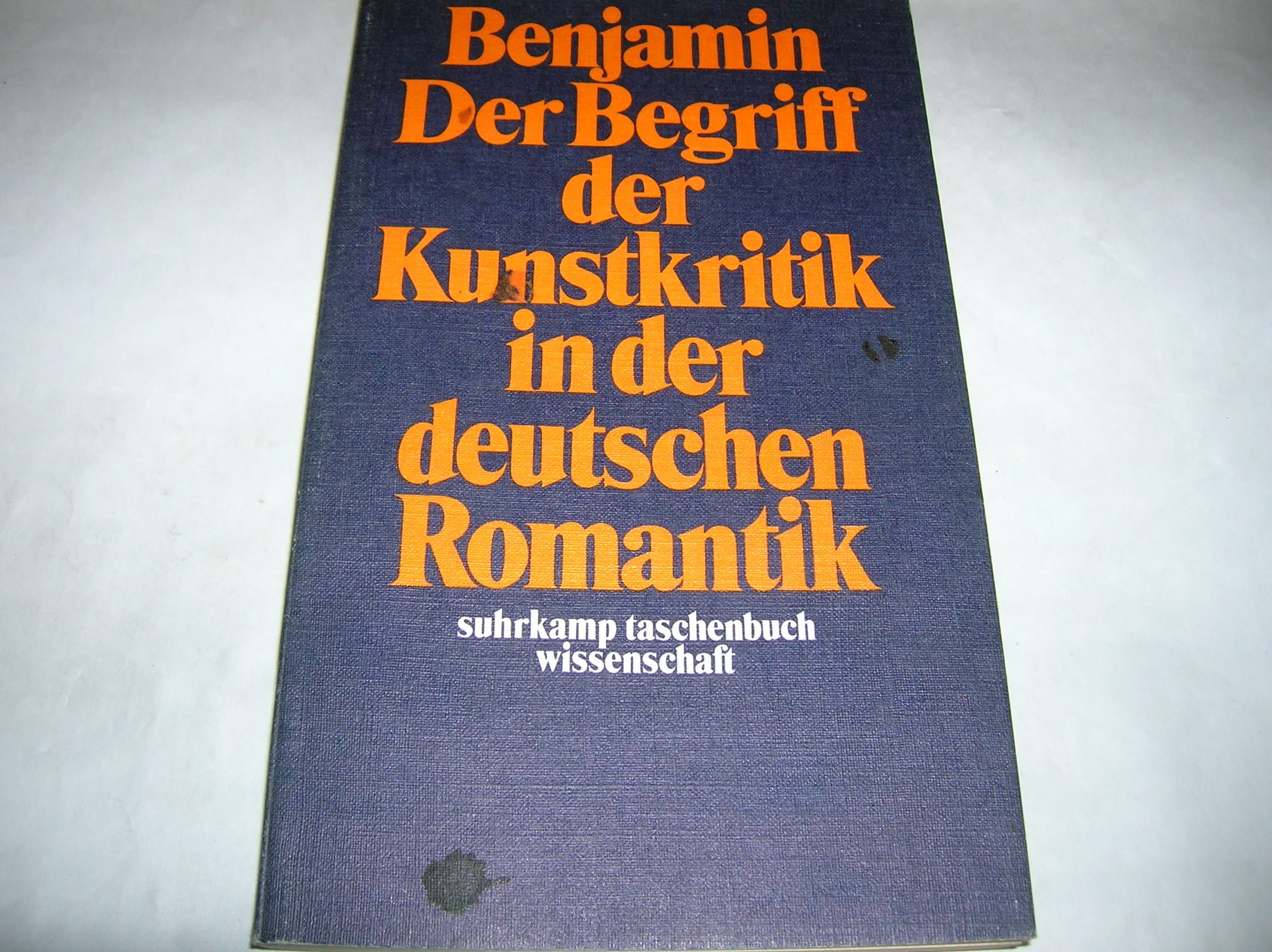 Der Begriff der Kunstkritik in der deutschen Romantik