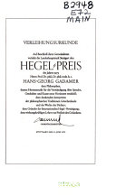 Das Erbe Hegels
