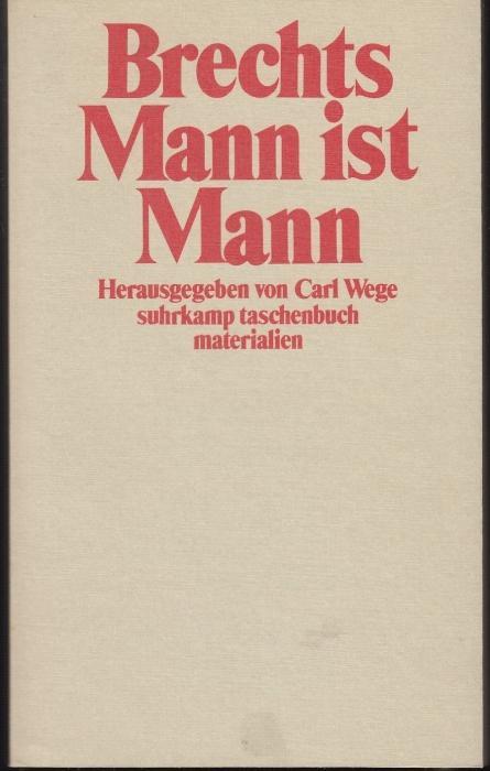 Brechts "Mann ist Mann"