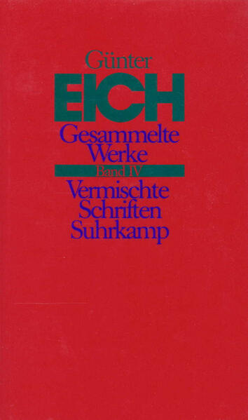 Gesammelte Werke in vier Bänden. Revidierte Ausgabe