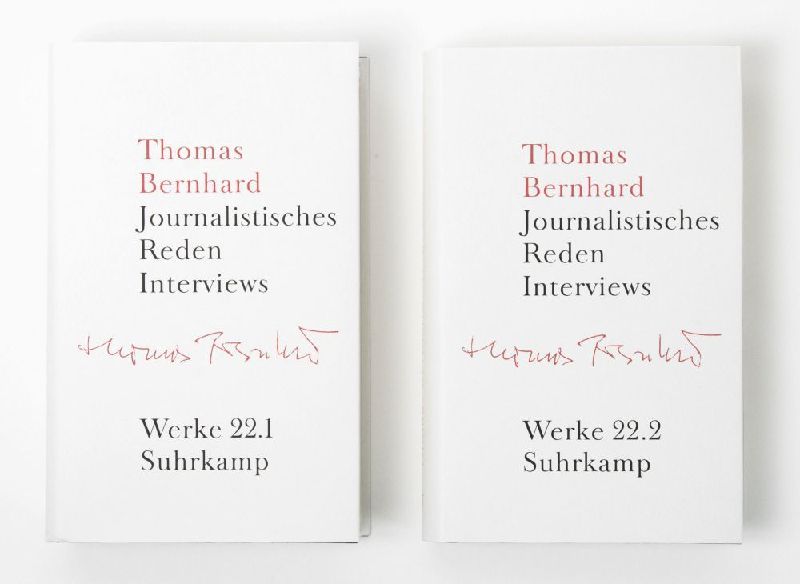 Werke 22. Journalistisches Reden Interviews