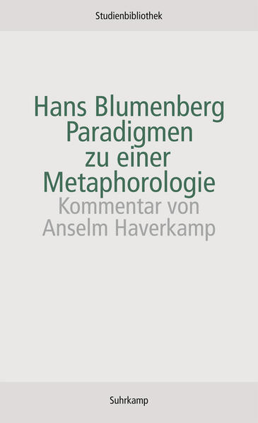 Paradigmen zu einer Metaphorologie