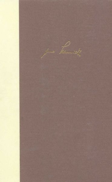 Bargfelder Ausgabe. Werkgruppe I. Romane, Erzählungen, Gedichte, Juvenilia