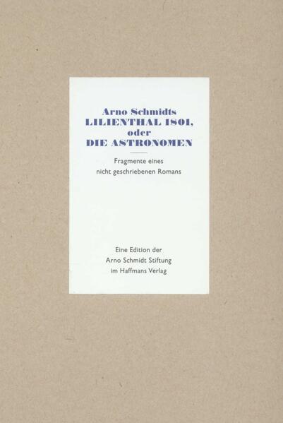 Lilienthal 1801, oder Die Astronomen