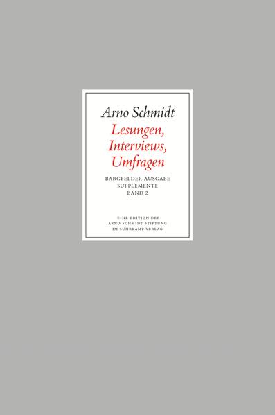 Bargfelder Ausgabe. Supplemente