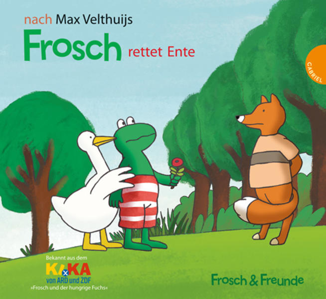 Frosch rettet Ente