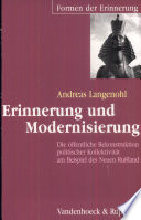 Erinnerung und Modernisierung
