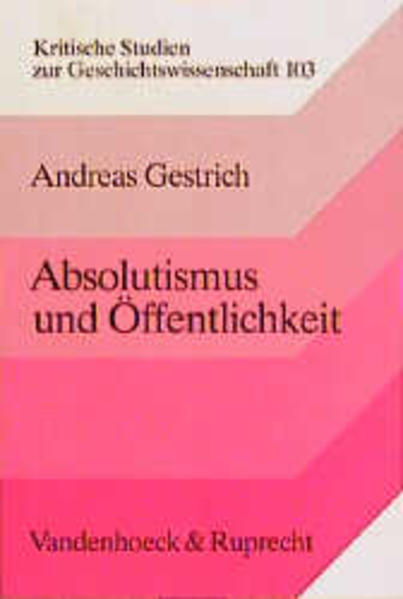 Absolutismus und Öffentlichkeit