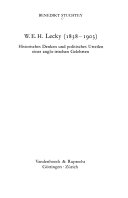 W.E.H. Lecky (1838–1903)