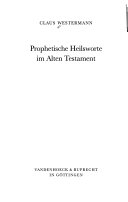 Prophetische Heilsworte