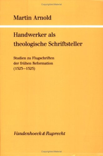 Handwerker als theologische Schriftsteller