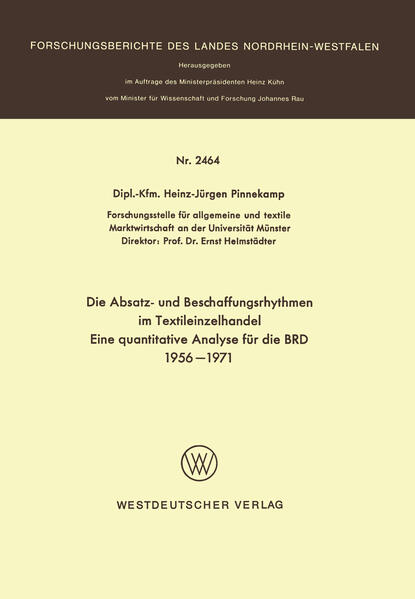 Die Absatz- und Beschaffungsrhythmen im Textileinzelhandel