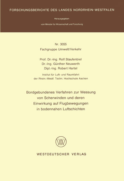 Bordgebundenes Verfahren zur Messung von Scherwinden und deren Einwirkung auf Flugbewegungen in bodennahen Luftschichten