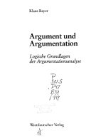 Argument und Argumentation