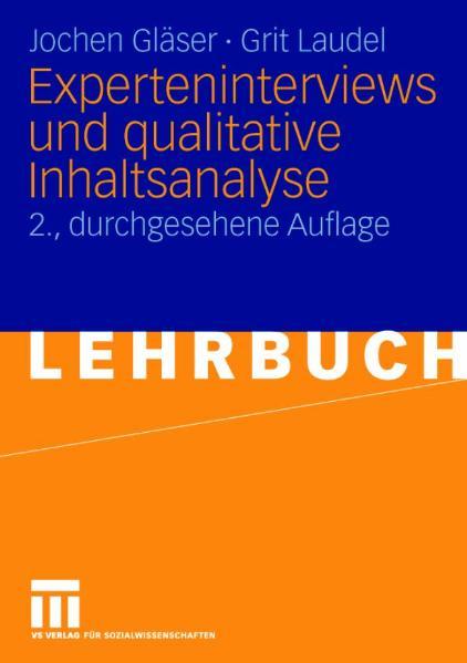 Experteninterviews und qualitative Inhaltsanalyse