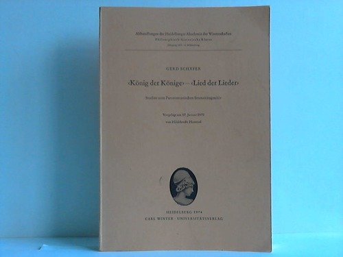 König der Könige - Lied der Lieder