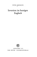 Inversion im heutigen Englisch