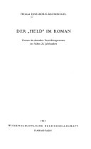 Der "Held" im Roman