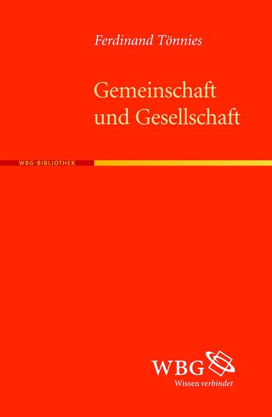 Gemeinschaft und Gesellschaft