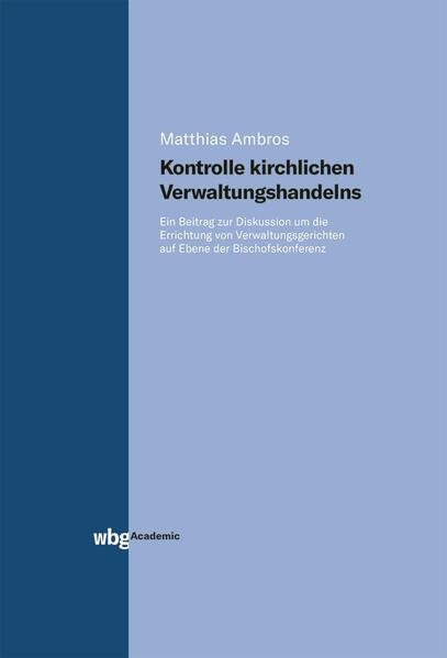 Kontrolle kirchlichen Verwaltungshandelns