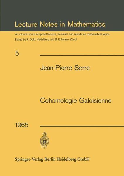 Cohomologie Galoisienne