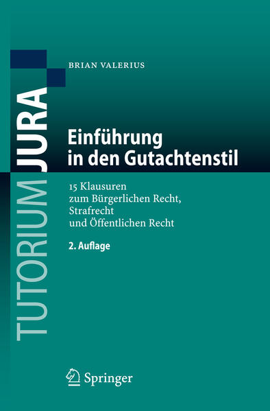 Einführung in den Gutachtenstil