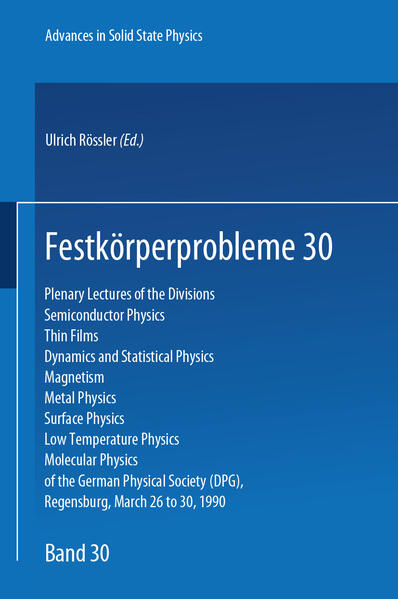 Festkörperprobleme 30