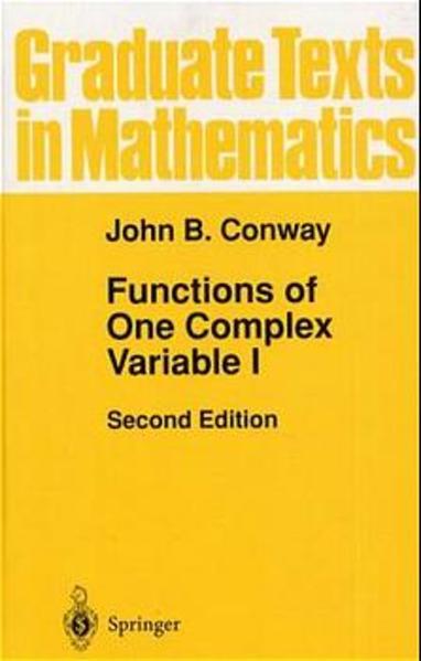 Functions of One Complex Variable