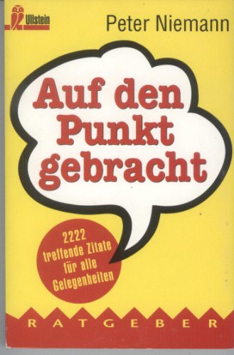 Auf den Punkt gebracht