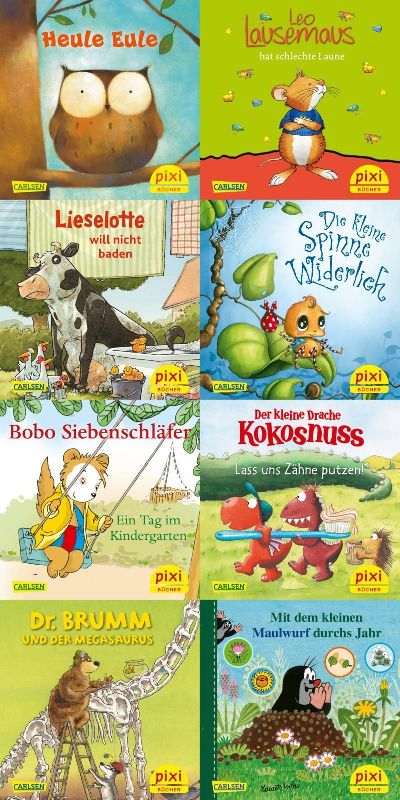 Pixi-8er-Set 297: Pixis liebste Kinderbuch-Helden (8x1 Exemplar)