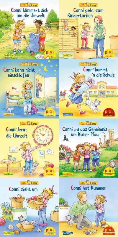 Pixi-8er-Set 300: Neue Abenteuer mit Conni (8x1 Exemplar)