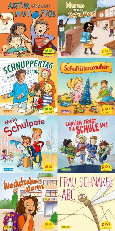 Pixi-8er-Set 304: In die Schule mit Pixi (8x1 Exemplar)