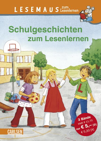 Lesemaus zum Lesenlernen Sammelbände, Band 3: Schulgeschichten zum Lesenlernen