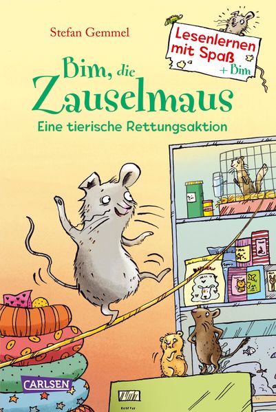 Bim, die Zauselmaus: Eine tierische Rettungsaktion (Lesenlernen mit Spaß + Bim 1)