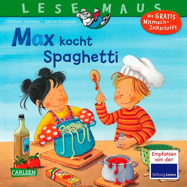 LESEMAUS 62: Max kocht Spaghetti