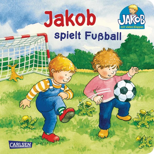 Jakob spielt Fußball