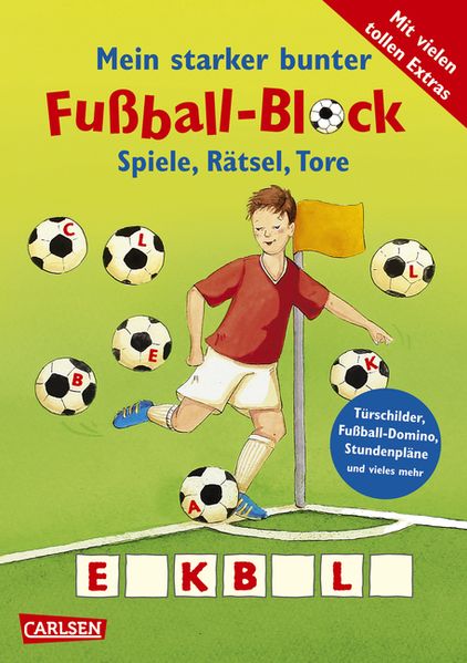 Mein starker bunter Fußball-Block