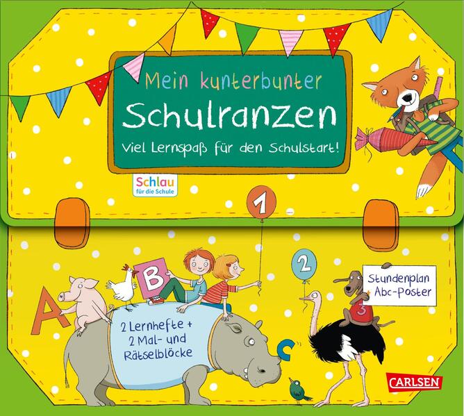 Schlau für die Schule: Mein kunterbunter Schulranzen (Buch-Set für den Schulstart)