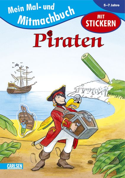 Mal- und Mitmachbuch: Piraten