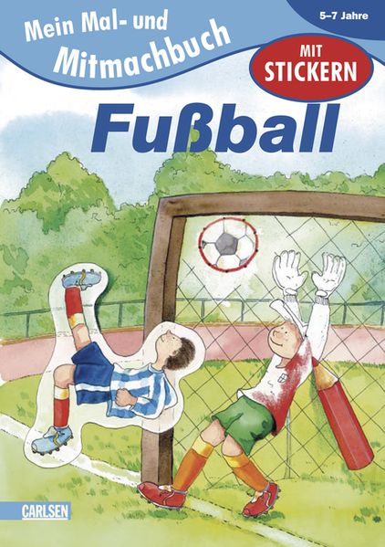 Mal- und Mitmachbuch: Fußball