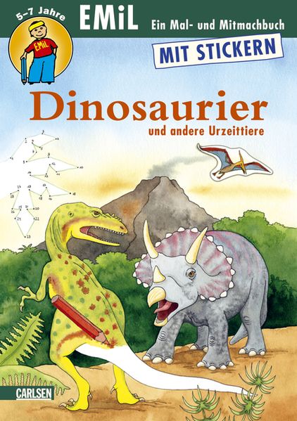 EMiL Mal- und Mitmachbuch, Band 9: Dinosaurier und andere Urzeittiere