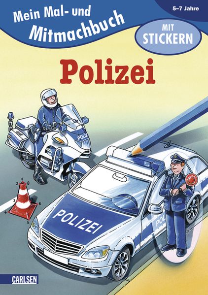 Mal- und Mitmachbuch, Band 16: Polizei